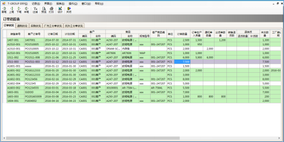 电子零件行业ERP