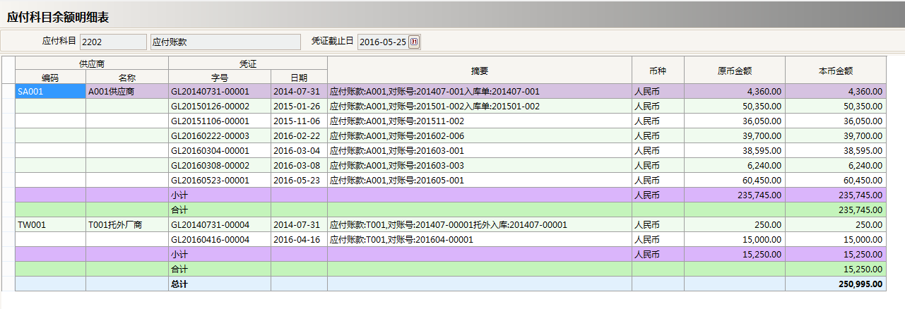 应收应付ERP系统